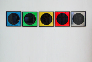 Alessandro Gioiello, Spettro stellare, 2014, cm 45 x45, carta fotorafica su carta riflettente